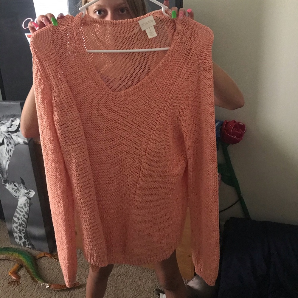 Coral sweater